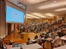 Uczestnicy Konferencji w sali wykładowej w Centrum Dydaktyczno-Kongresowym UJ